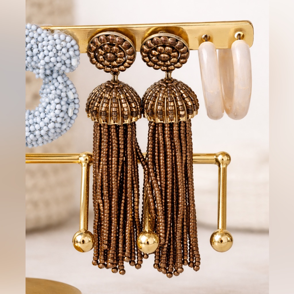 Lisi Lerch Beaded Tassel Earrings
